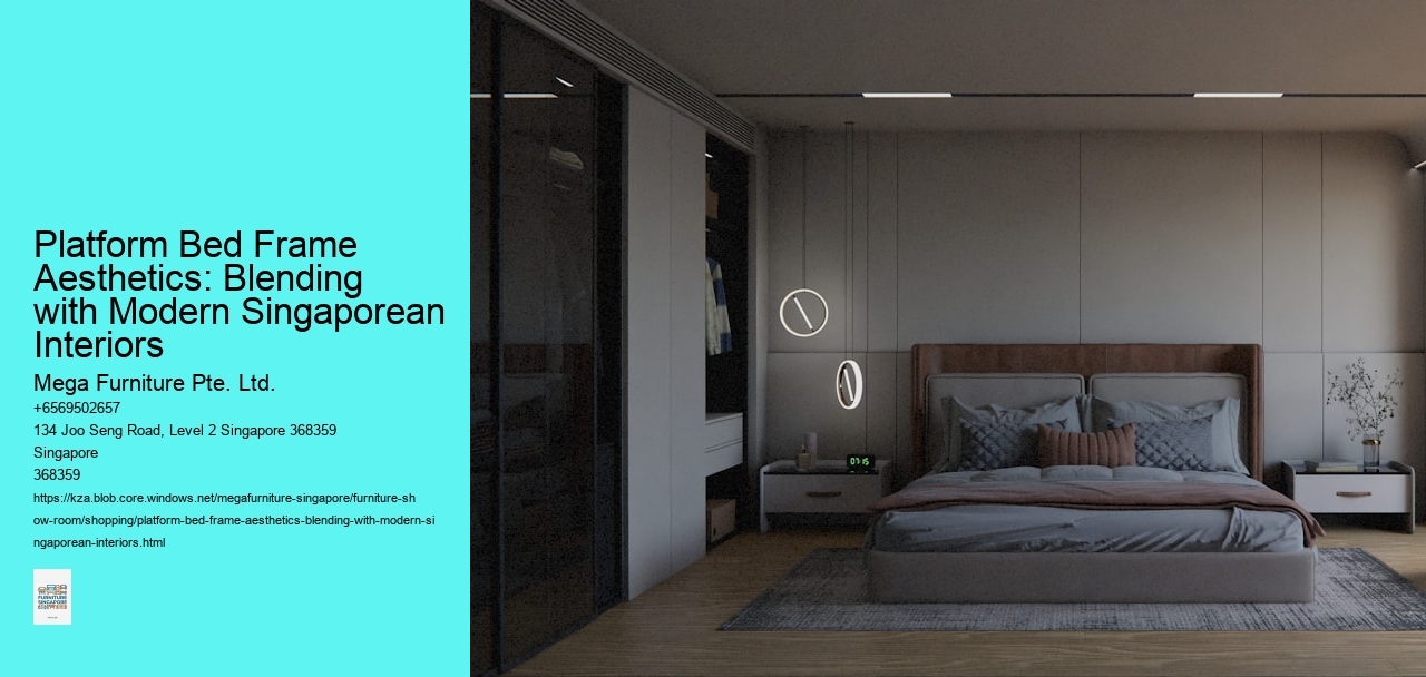 Platform Bed Frame Aesthetics: Blending with Modern Singaporean Interiors