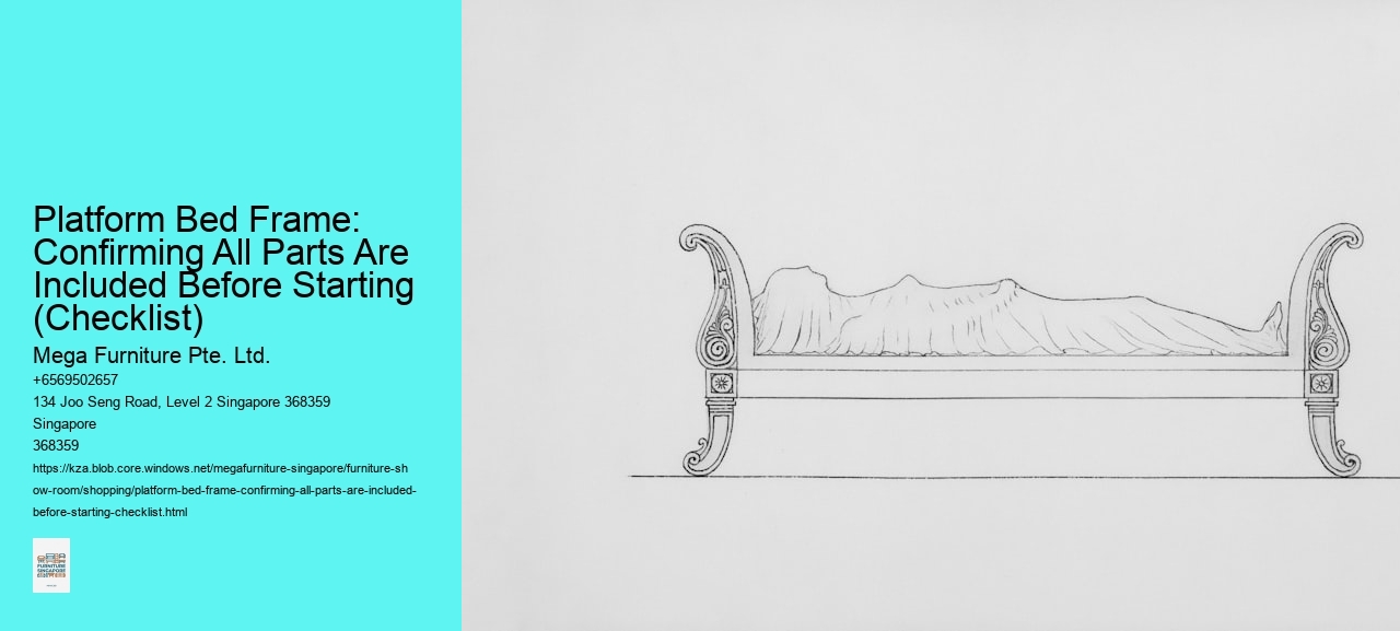 Platform Bed Frame: Confirming All Parts Are Included Before Starting (Checklist)