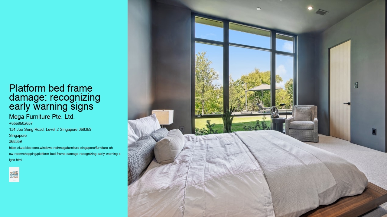 Platform bed frame damage: recognizing early warning signs
