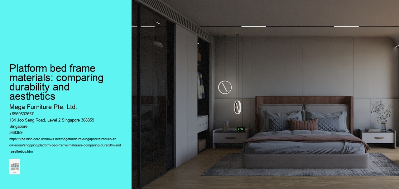 Platform bed frame materials: comparing durability and aesthetics