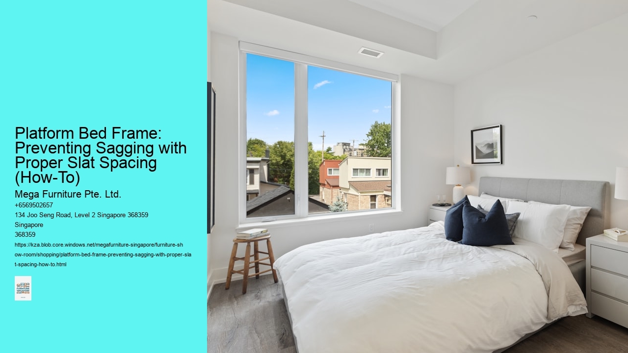 Platform Bed Frame: Preventing Sagging with Proper Slat Spacing (How-To)