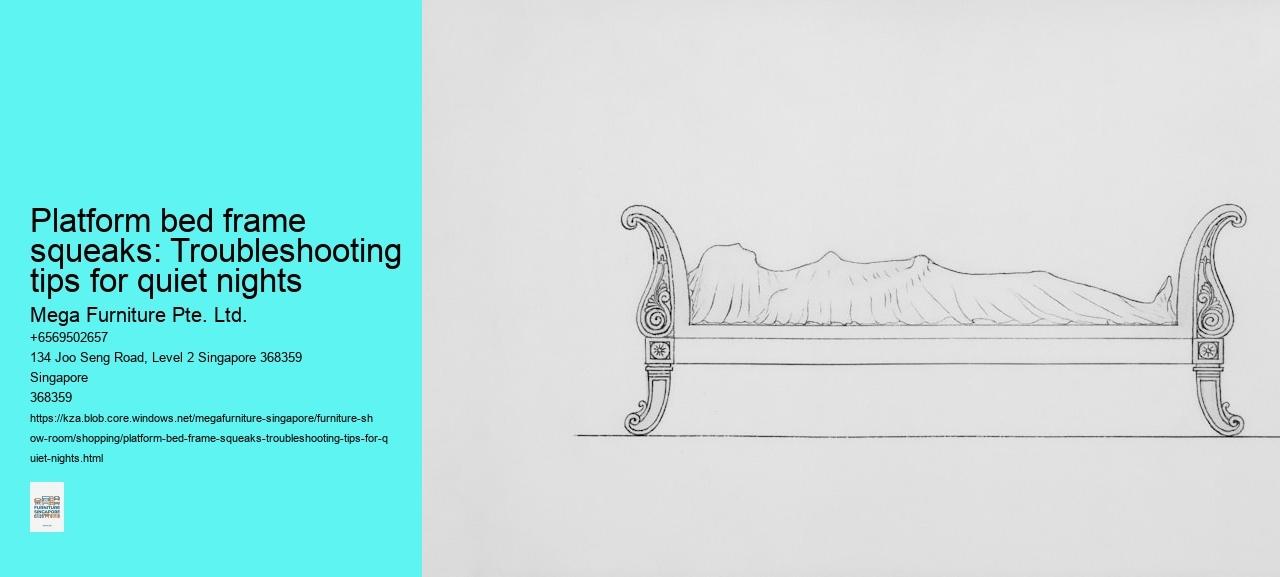 Platform bed frame squeaks: Troubleshooting tips for quiet nights