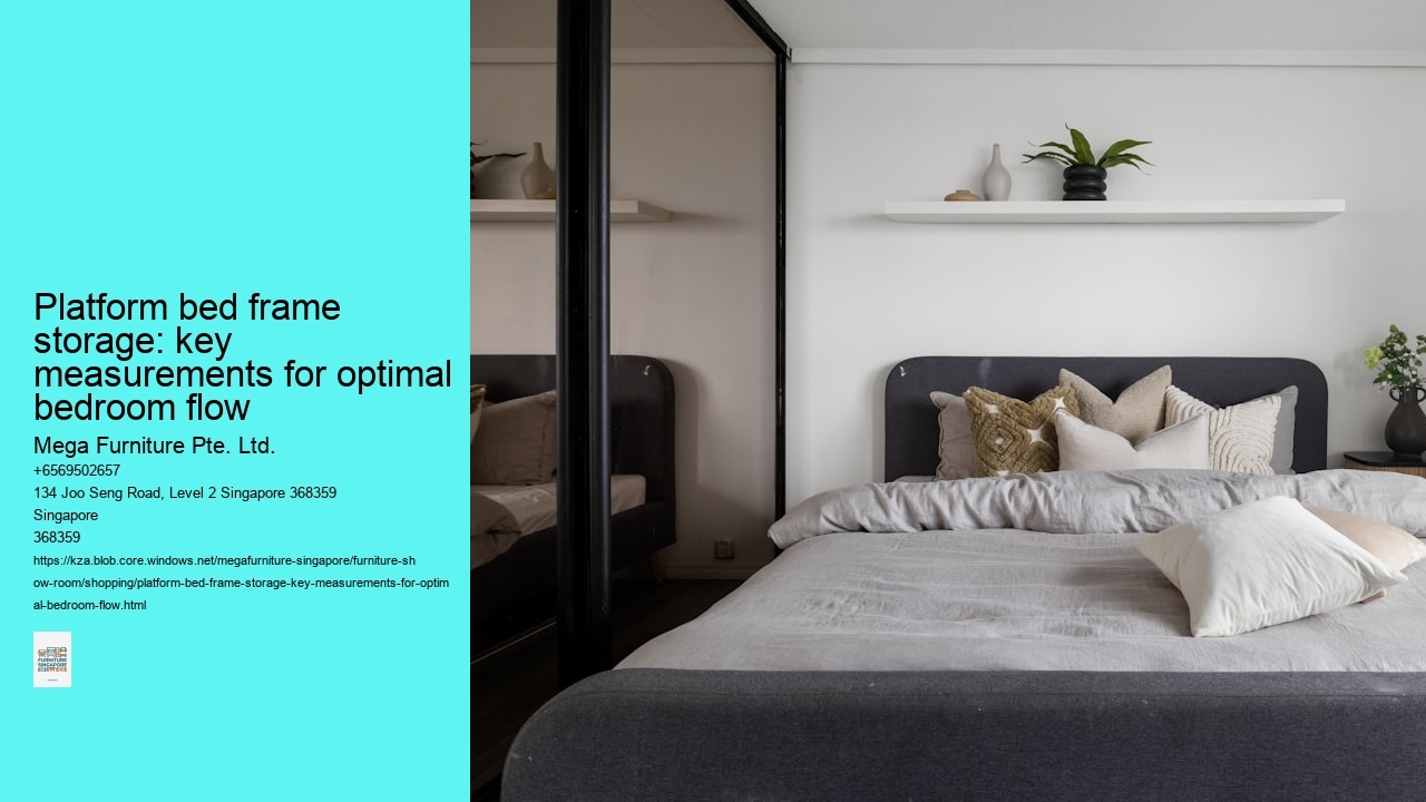 Platform bed frame storage: key measurements for optimal bedroom flow