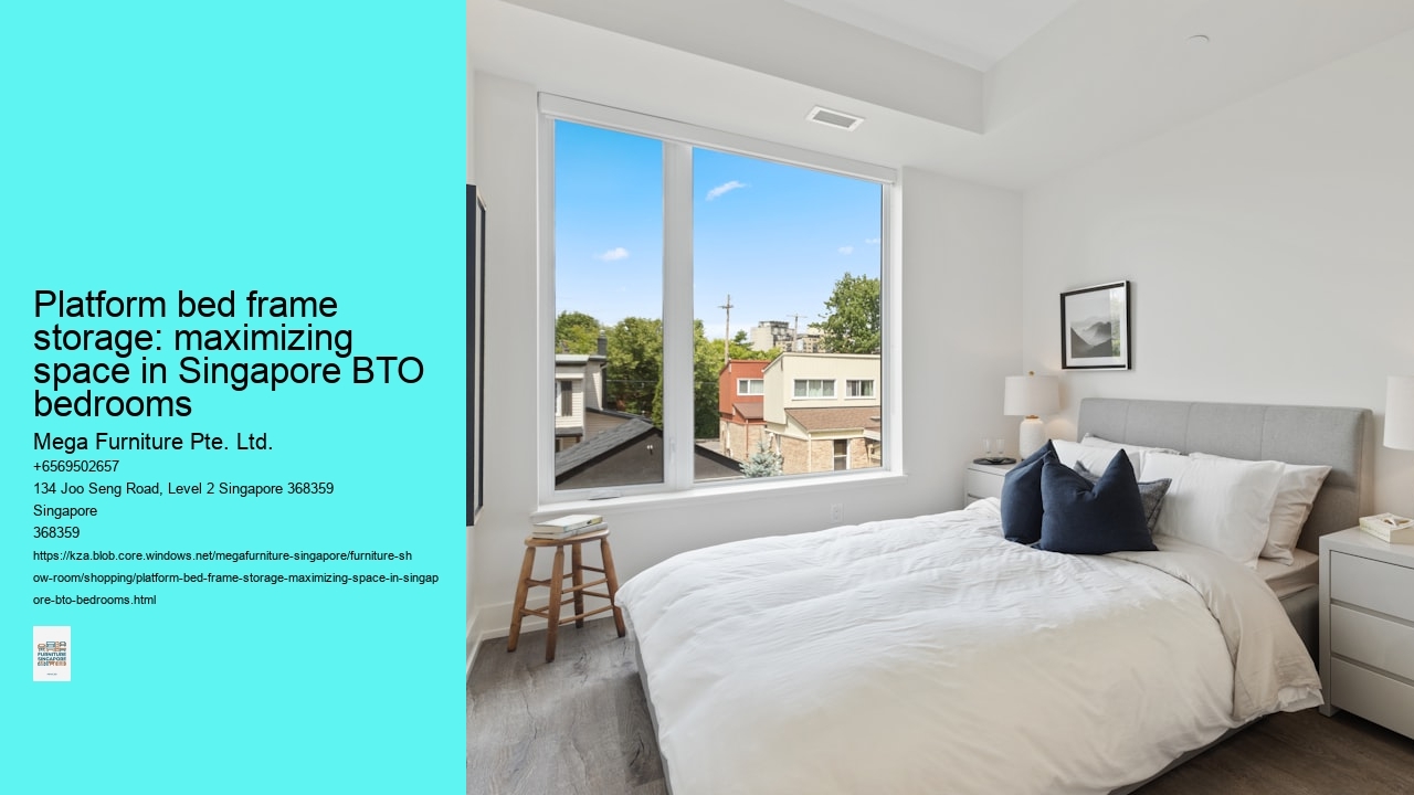Platform bed frame storage: maximizing space in Singapore BTO bedrooms