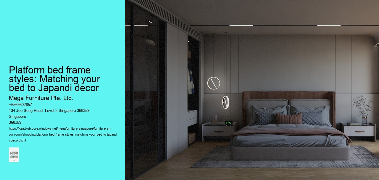 Platform bed frame styles: Matching your bed to Japandi decor