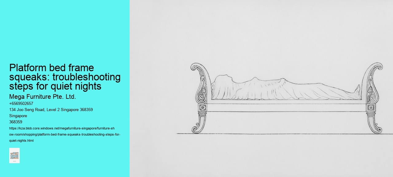 Platform bed frame squeaks: troubleshooting steps for quiet nights