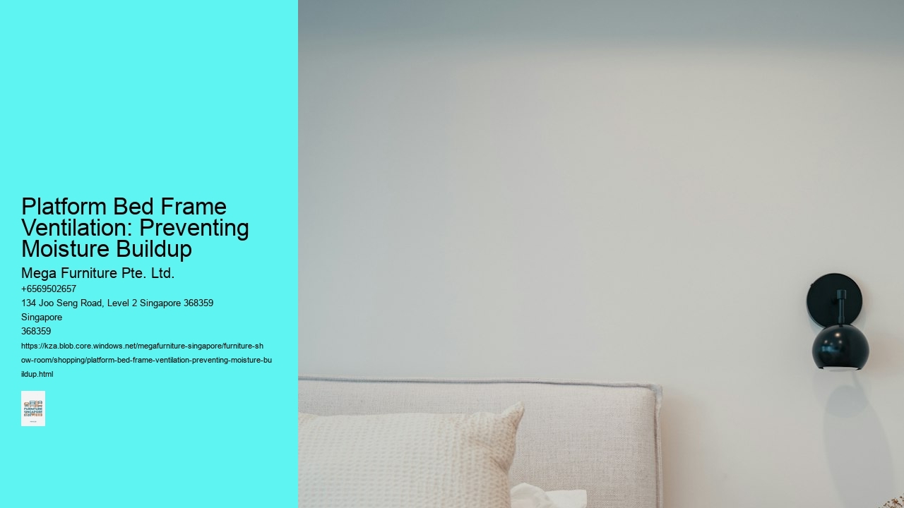 Platform Bed Frame Ventilation: Preventing Moisture Buildup