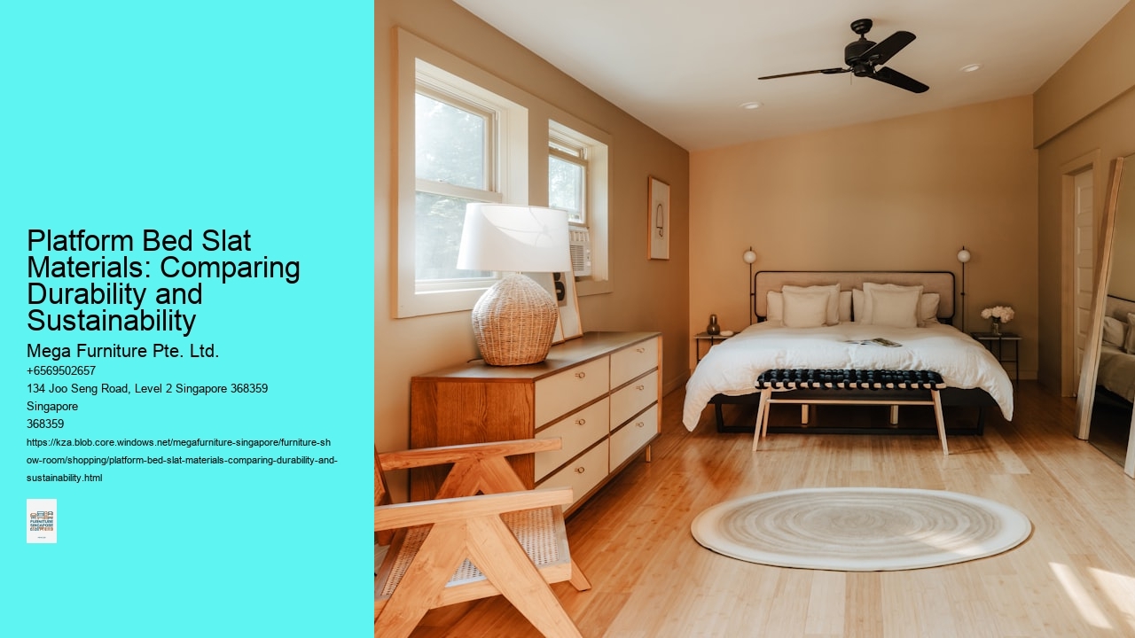 Platform Bed Slat Materials: Comparing Durability and Sustainability