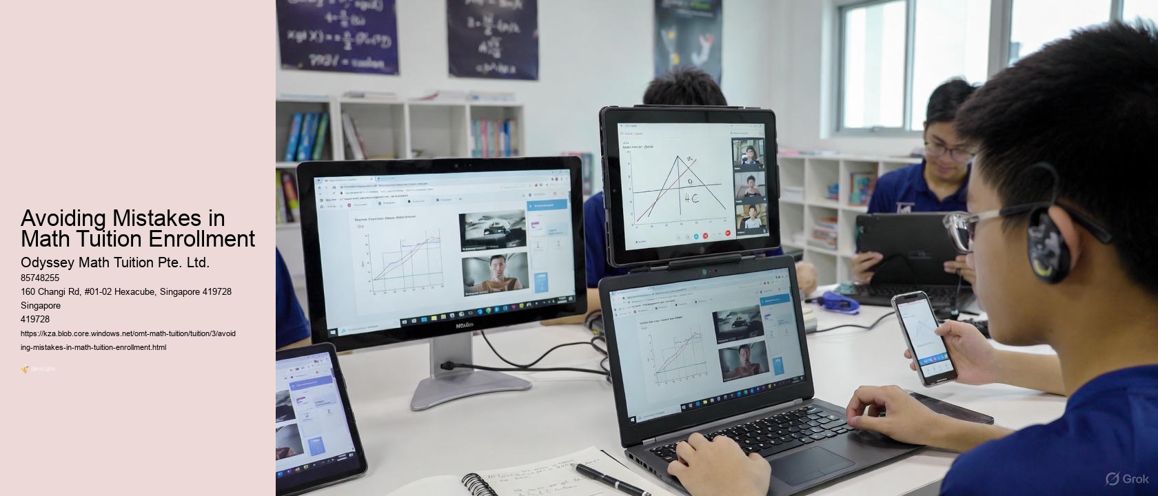 Avoiding Mistakes in Math Tuition Enrollment