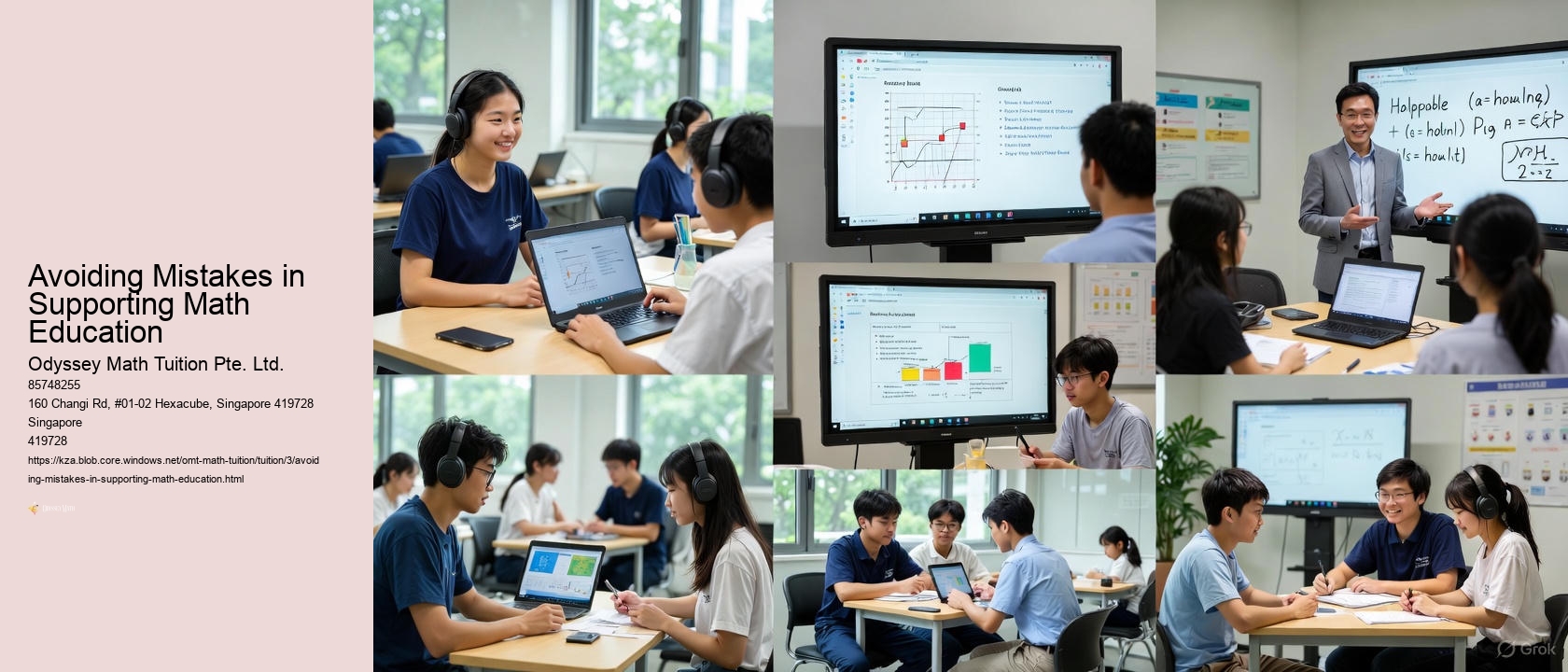 Avoiding Mistakes in Supporting Math Education