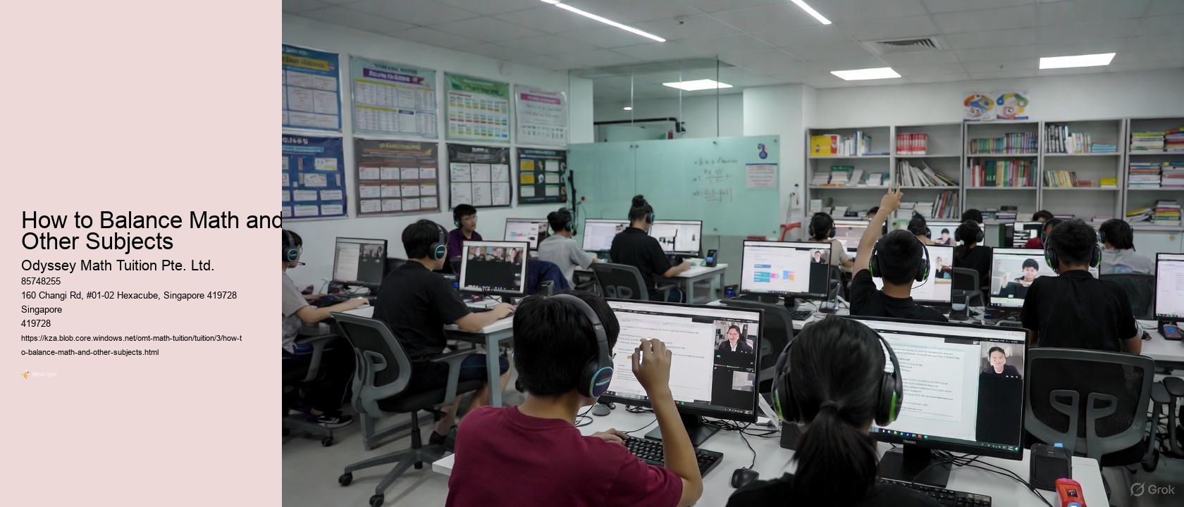 How to Balance Math and Other Subjects