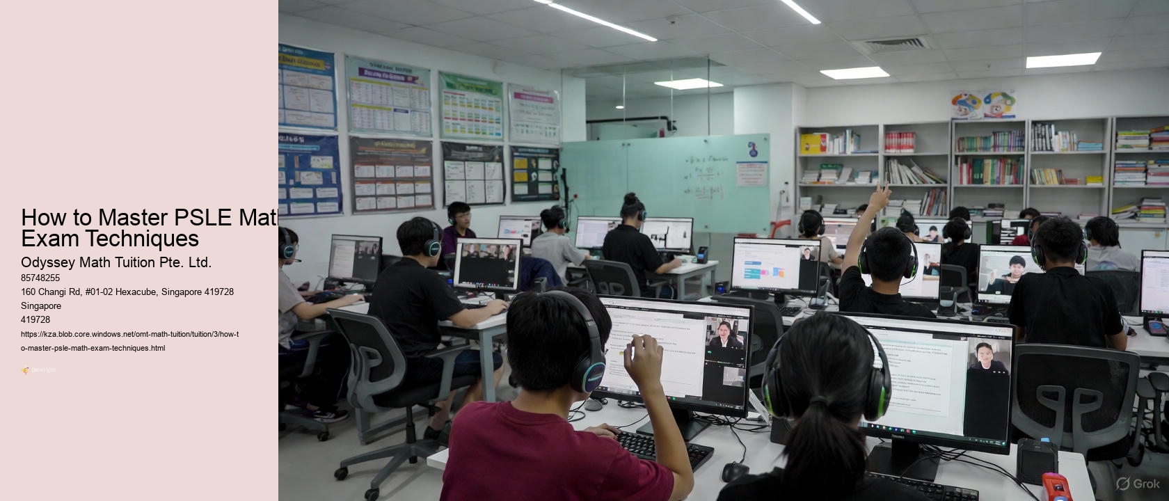 How to Master PSLE Math Exam Techniques