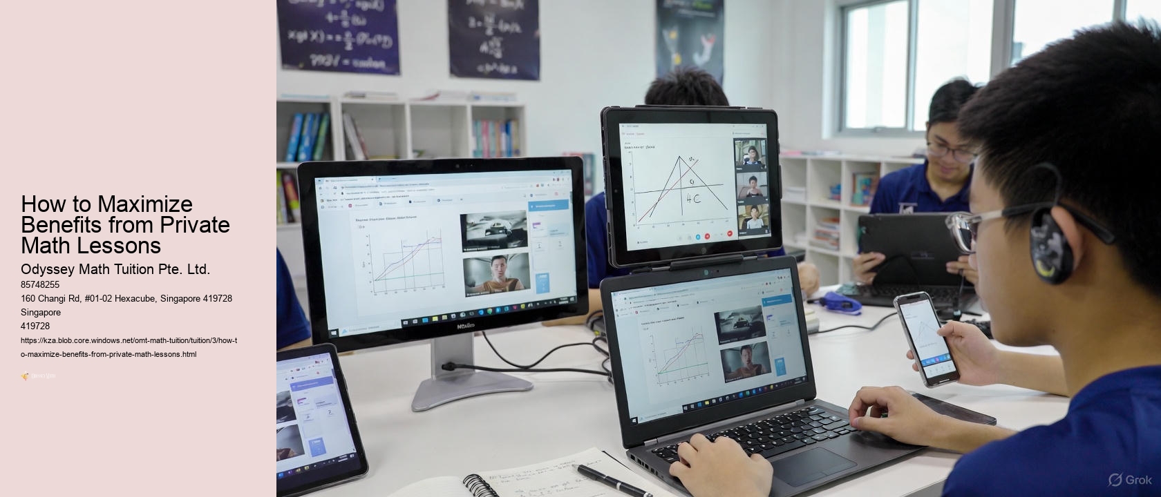 How to Maximize Benefits from Private Math Lessons