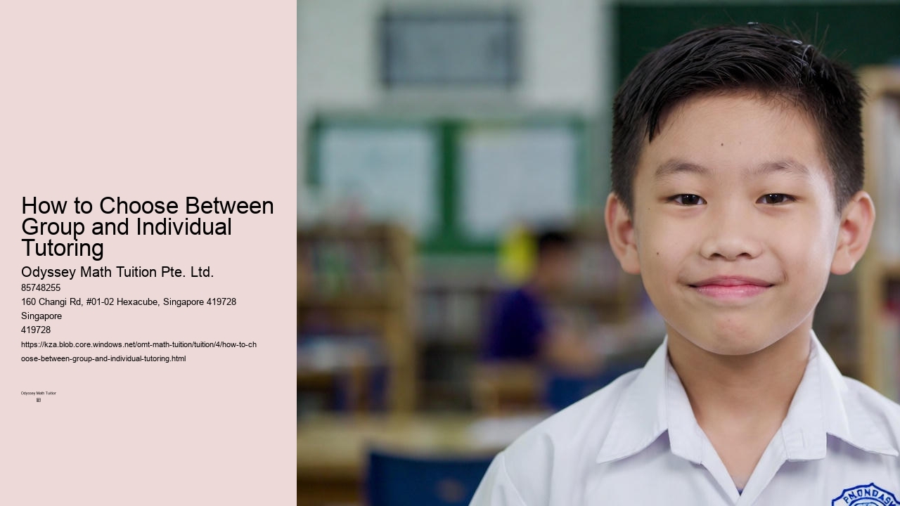 How to Choose Between Group and Individual Tutoring