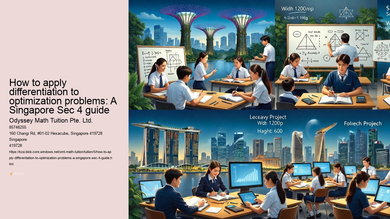 How to apply differentiation to optimization problems: A Singapore Sec 4 guide