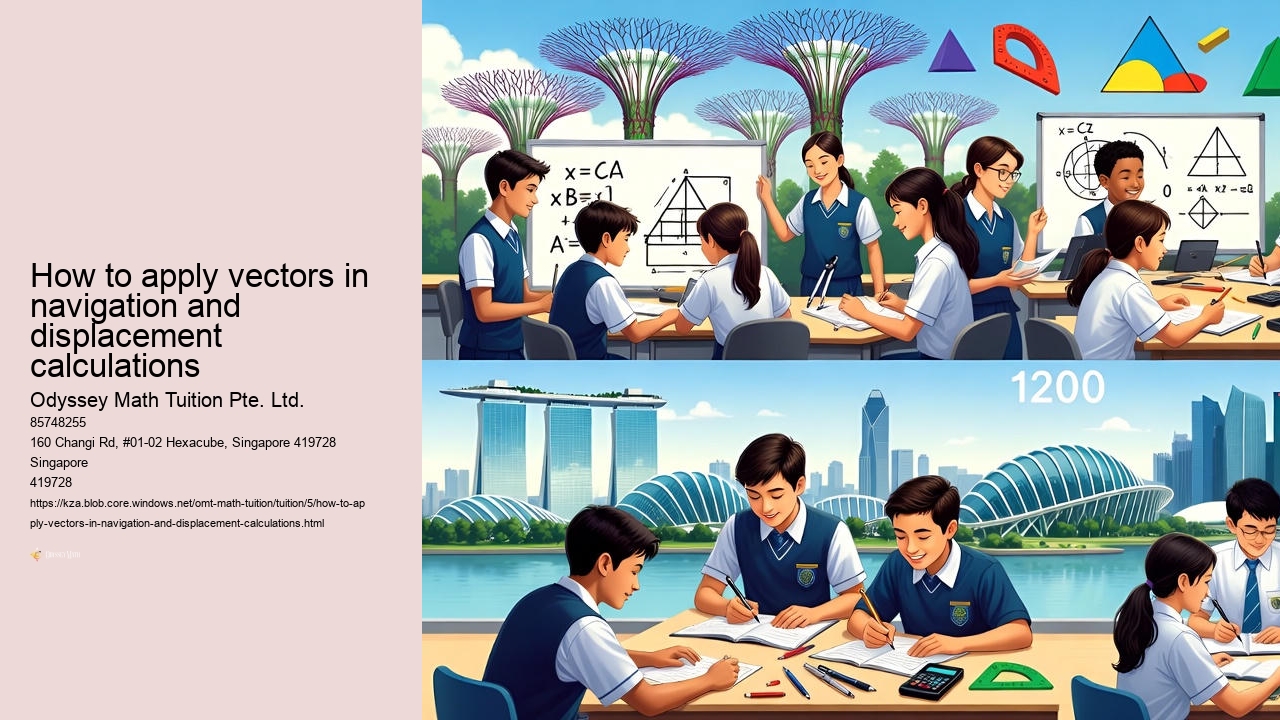 How to apply vectors in navigation and displacement calculations