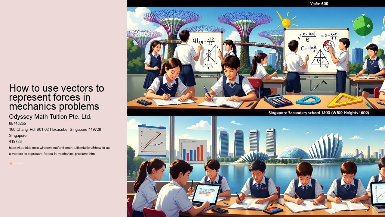 How to use vectors to represent forces in mechanics problems