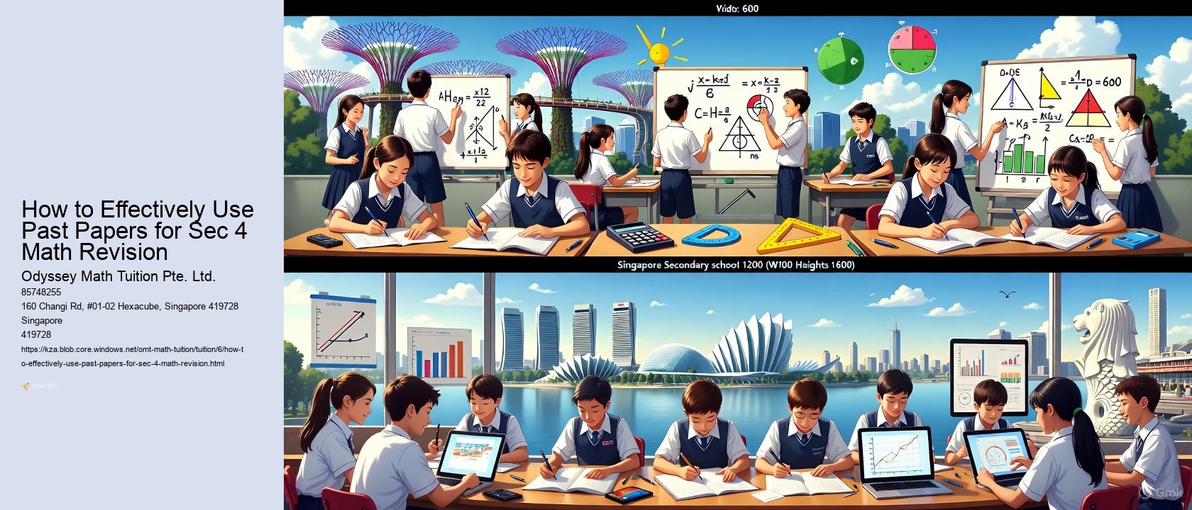 How to Effectively Use Past Papers for Sec 4 Math Revision