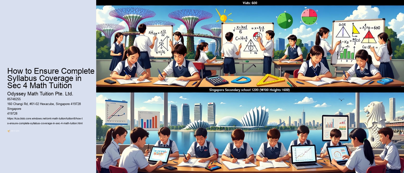 How to Ensure Complete Syllabus Coverage in Sec 4 Math Tuition