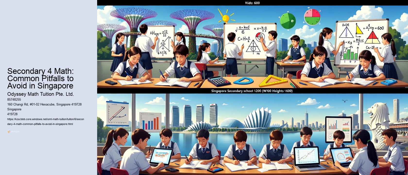 Secondary 4 Math: Common Pitfalls to Avoid in Singapore