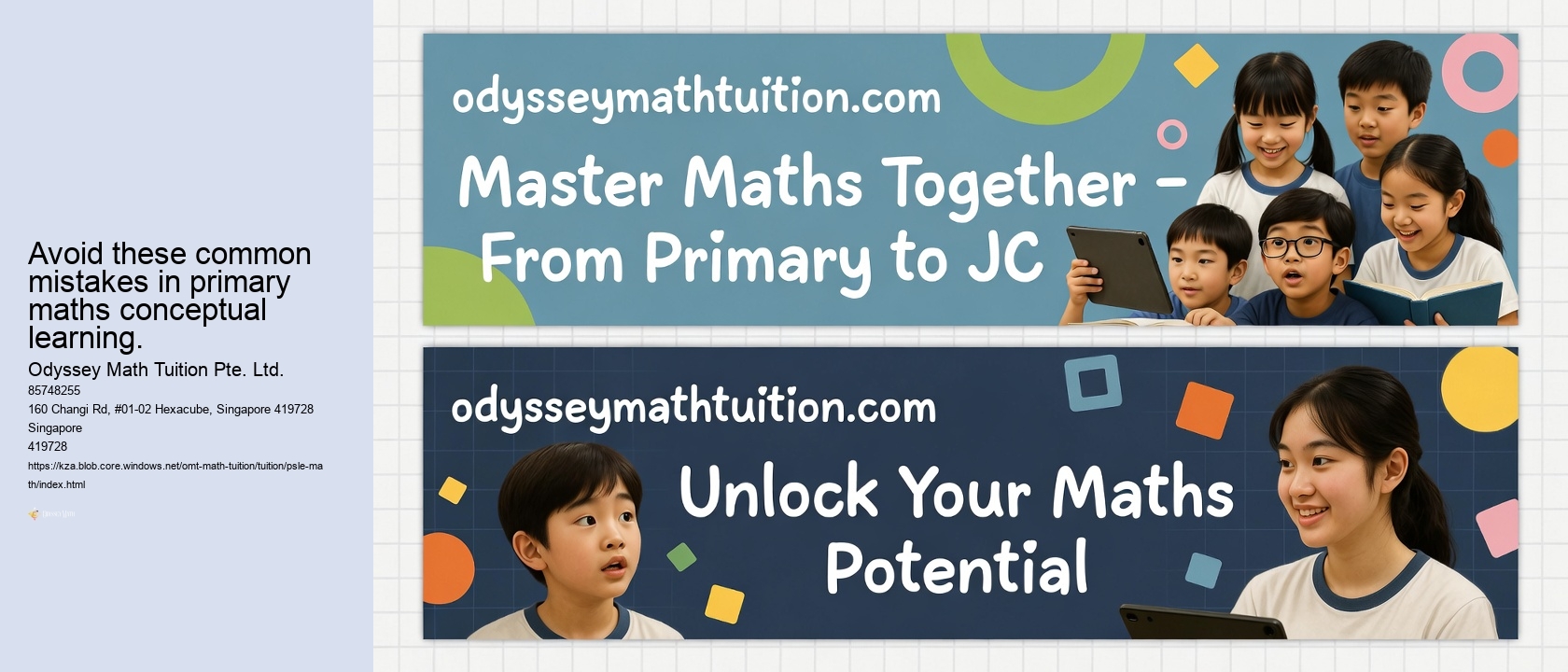 Avoid these common mistakes in primary maths conceptual learning.