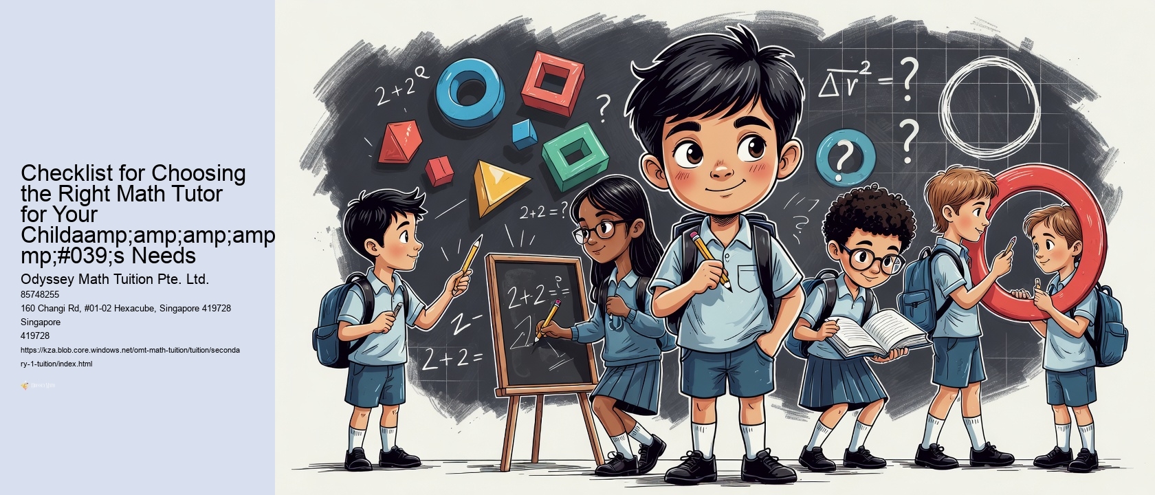 Checklist for Choosing the Right Math Tutor for Your Childaamp;amp;amp;amp;amp;#039;s Needs