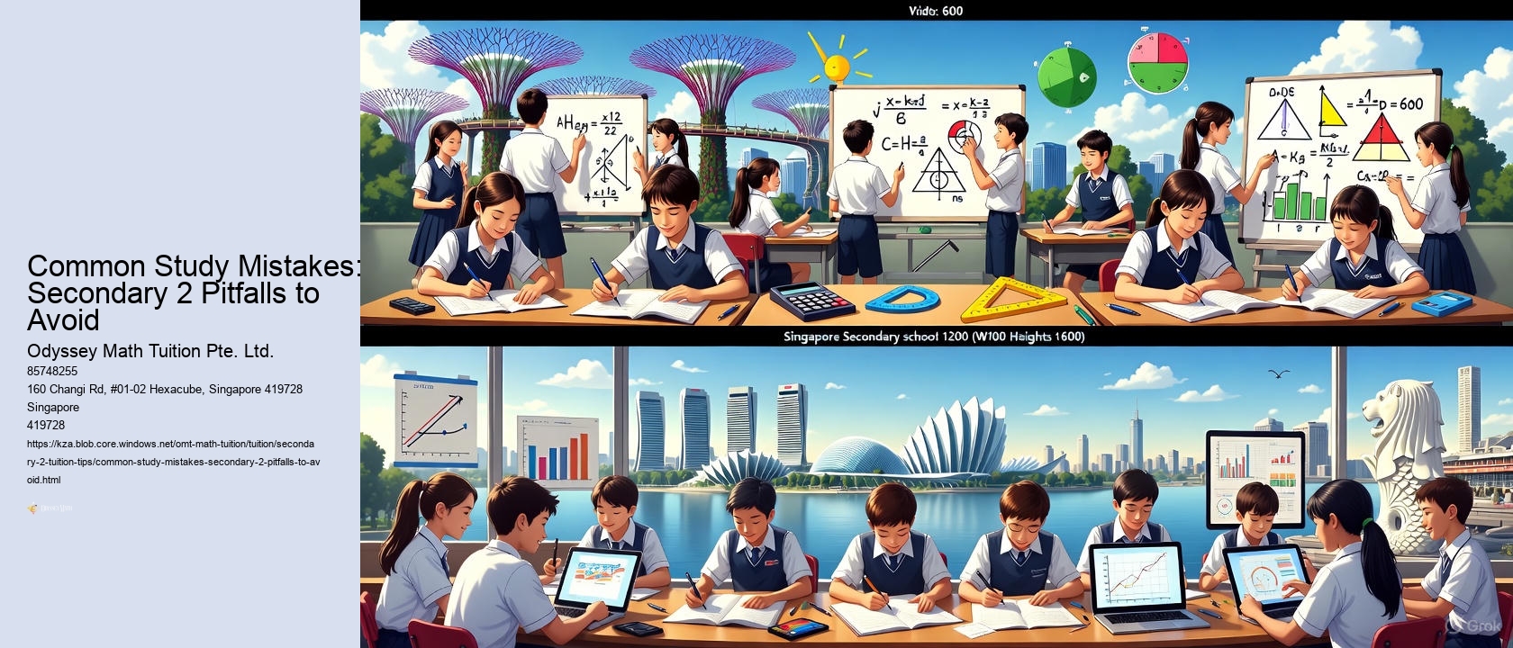 Common Study Mistakes: Secondary 2 Pitfalls to Avoid