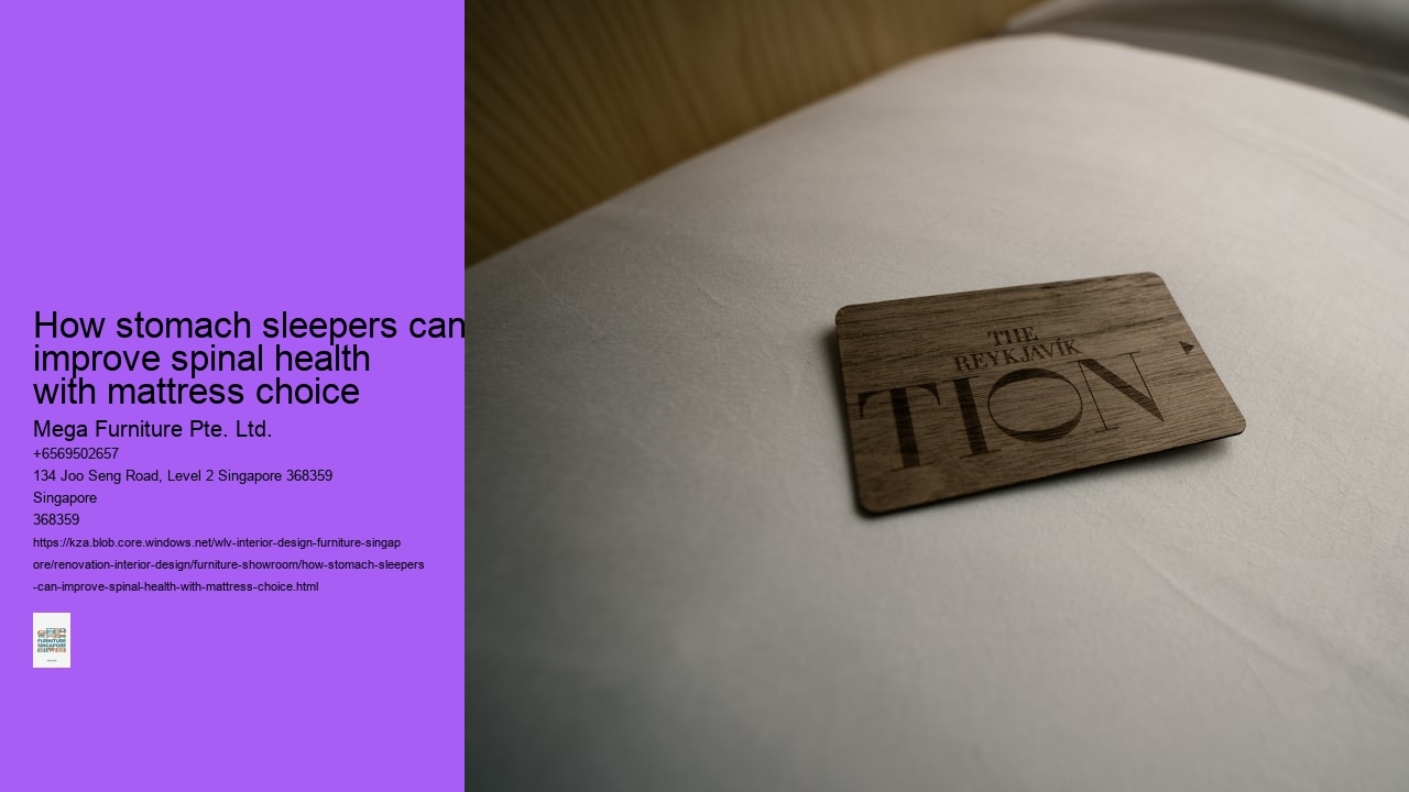 How stomach sleepers can improve spinal health with mattress choice