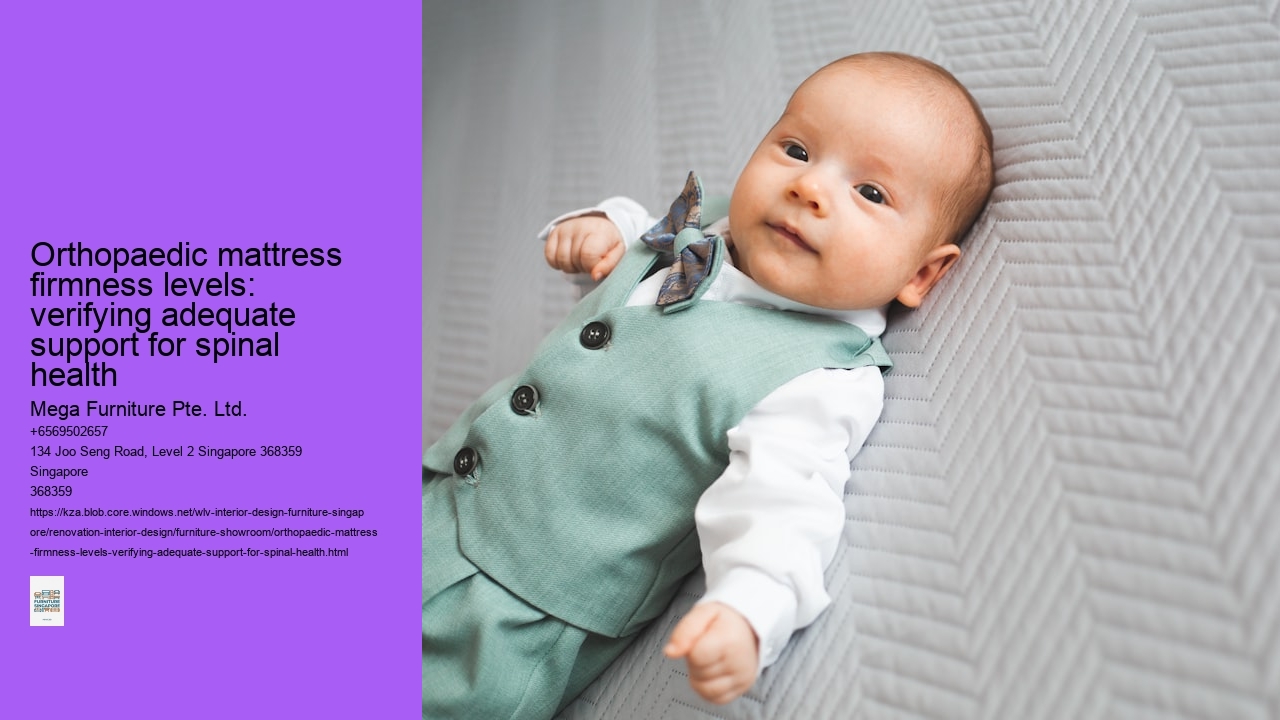 Orthopaedic mattress firmness levels: verifying adequate support for spinal health